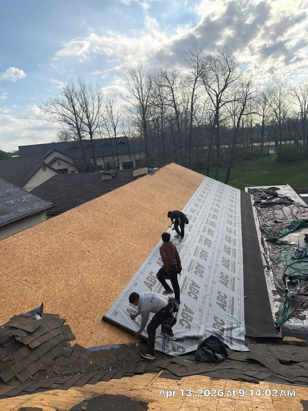 Commercial roof inspection documented in Crooked Creek