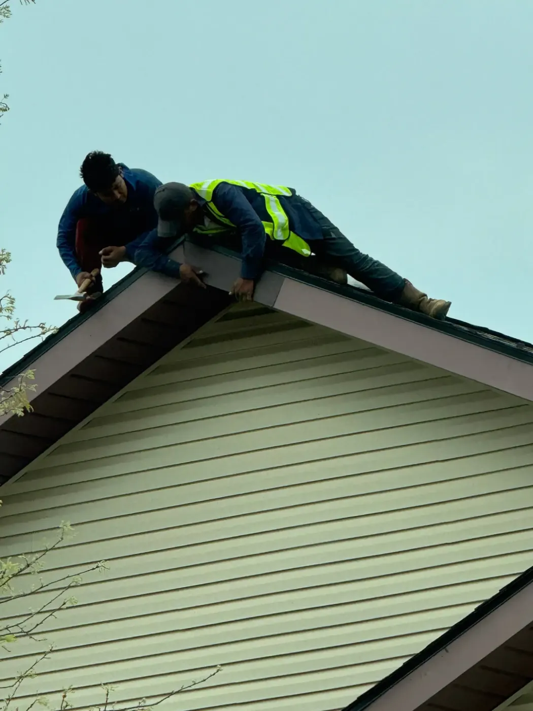 Commercial roofing by Crooked Creek Commercial Roofing near North Crows Nest, IN